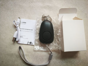 Personal Alarm Rechargeable 130dB Portable Alarm Bag Anti-theft Device