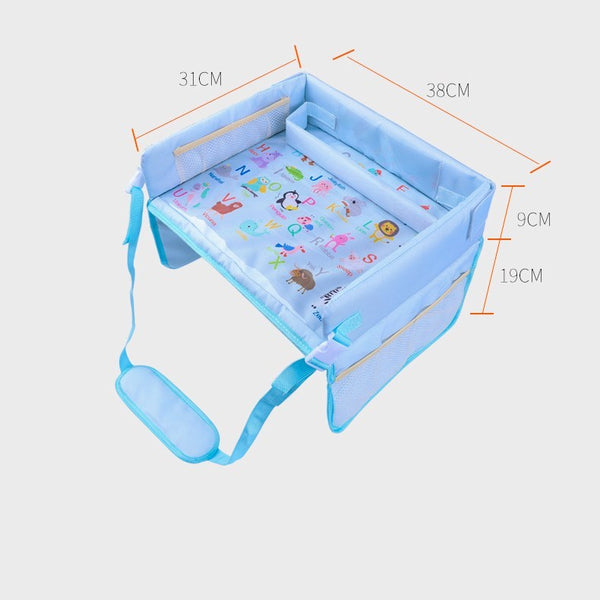 Car baby safety seat tray child car storage table