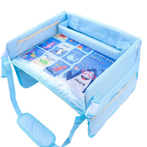 Car baby safety seat tray child car storage table