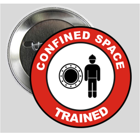 Confined Space Trained Button