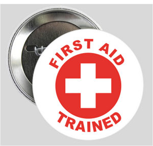 First Aid Trained Button