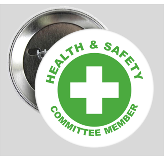 Health & Safety Committee Member Button