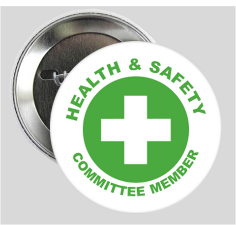 Health & Safety Committee Member Button