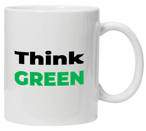 Think Green Mug 11oz or 15oz Mug